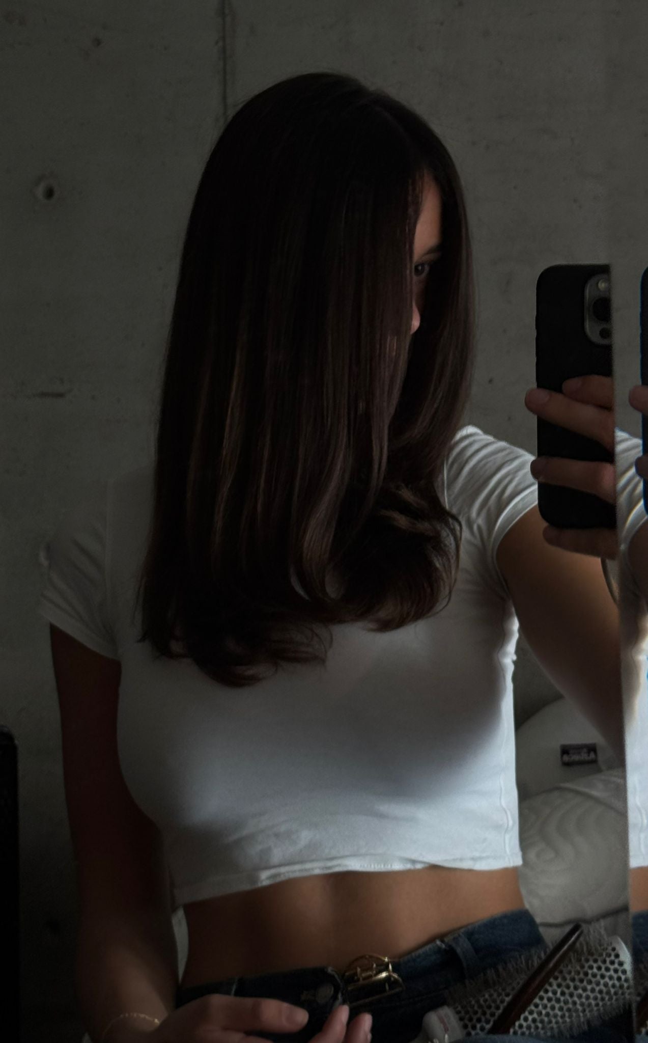 Healthy long hair showing visible growth and length retention from consistent hair oiling